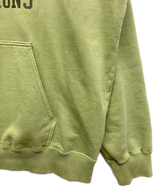 X-LARGE（エクストララージ）X-LARGE (エクストララージ) RECREATIONS PIGMENT DYED HOODED SWEATSHIRT フーディー グリーン サイズ:Lの古着・服飾アイテム