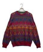 RALPH LAURENラルフローレン）の古着「80sヴィンテージニット」｜レッド