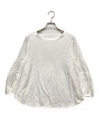 CHRISTIAN AUJARDクリスチャン・オジャール）の古着「袖コンシャスカットソー」｜ホワイト