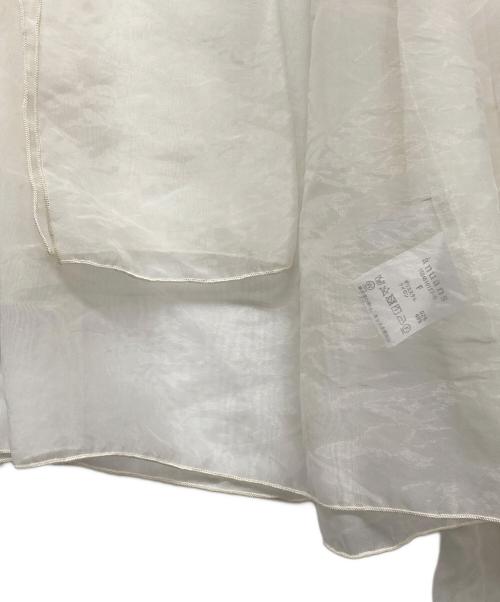 anuans（アニュアンス）anuans (アニュアンス) シアーボウタイボリュームブラウス アイボリー サイズ:Fの古着・服飾アイテム