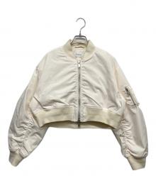 FRAY ID（フレイ アイディー）の古着「MA1型ショートブルゾン」｜アイボリー