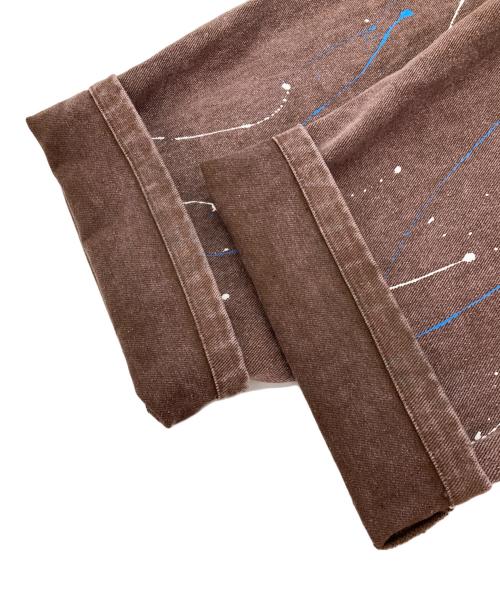 Student Apathy（スチューデント・アパシー）Student Apathy (スチューデント・アパシー) ペインターパンツ ブラウン サイズ:Mの古着・服飾アイテム