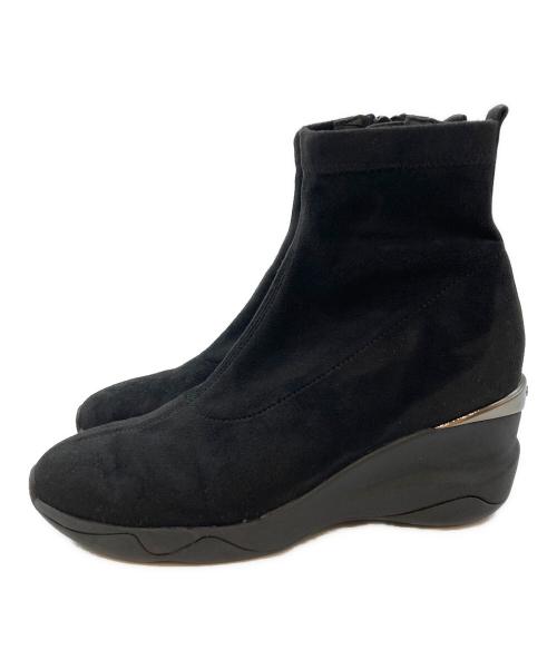 DIANA（ダイアナ）DIANA (ダイアナ) ショートブーツ ブラック サイズ:23の古着・服飾アイテム