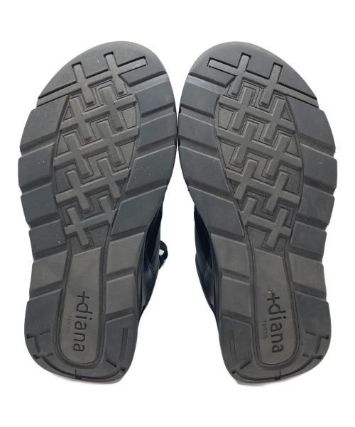 DIANA（ダイアナ）DIANA (ダイアナ) 厚底スニーカー ブラック サイズ:24の古着・服飾アイテム