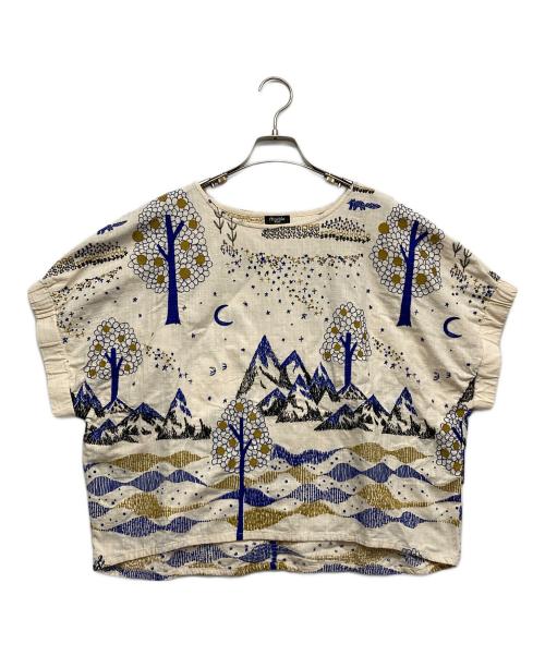 Marble SUD（マーブルシュッド）Marble SUD (マーブルシュッド) 刺繍ドルマンスリーブブラウス ベージュ サイズ:FREEの古着・服飾アイテム