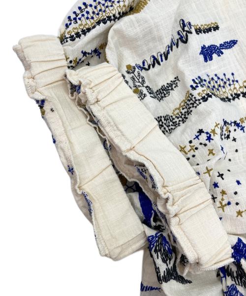 Marble SUD（マーブルシュッド）Marble SUD (マーブルシュッド) 刺繍ドルマンスリーブブラウス ベージュ サイズ:FREEの古着・服飾アイテム