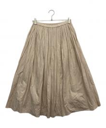 J.Sloane（ジェイ スローアン）の古着「ギャザーロングスカート」｜ベージュ