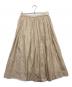 J.Sloane (ジェイ スローアン) ギャザーロングスカート ベージュ サイズ:M：3000円