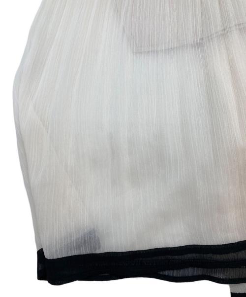 JUSGLITTY（ジャスグリッティー）JUSGLITTY (ジャスグリッティー) プリーツスカートドッキングワンピース ベージュ サイズ:2の古着・服飾アイテム