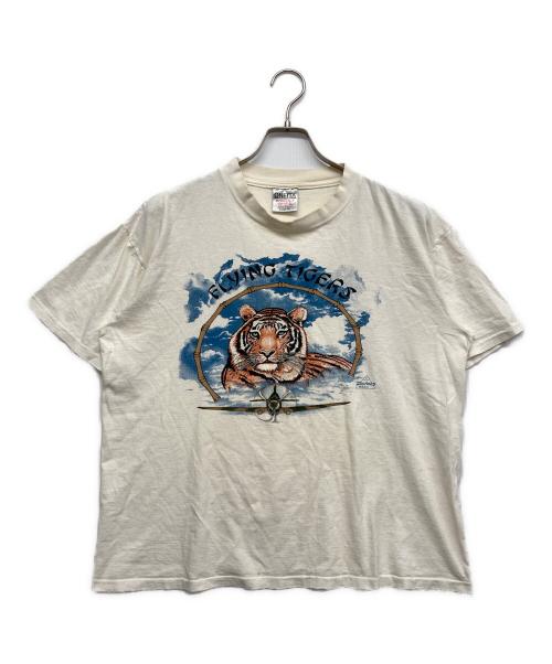 ONEITA（オニータ）ONEITA (オニータ) プリントTシャツ ホワイト サイズ:Lの古着・服飾アイテム