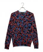 LOUIS VUITTONルイ ヴィトン）の古着「カシミヤ混カモフラージュニット」｜レッド