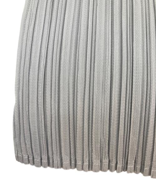 PLEATS PLEASE（プリーツプリーズ）PLEATS PLEASE (プリーツプリーズ) ノースリーブカットソー グレー サイズ:3の古着・服飾アイテム