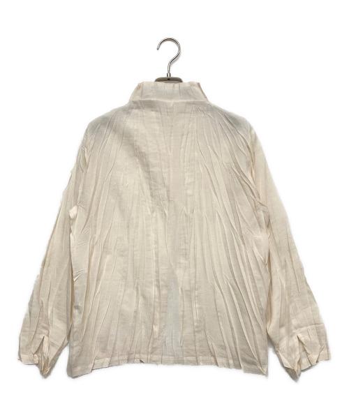 PLEATS PLEASE（プリーツプリーズ）PLEATS PLEASE (プリーツプリーズ) プリーツシャツ イエロー サイズ:3の古着・服飾アイテム