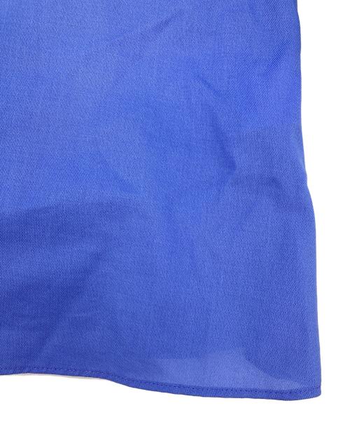 BALLSEY（ボールジィ）BALLSEY (ボールジィ) クリスタルコットン ボリュームスリーブブラウス ブルー サイズ:36の古着・服飾アイテム