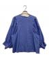 BALLSEY（ボールジィ）の古着「クリスタルコットン ボリュームスリーブブラウス」｜ブルー