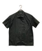 s'yteサイト）の古着「ジップアップシャツ」｜ブラック