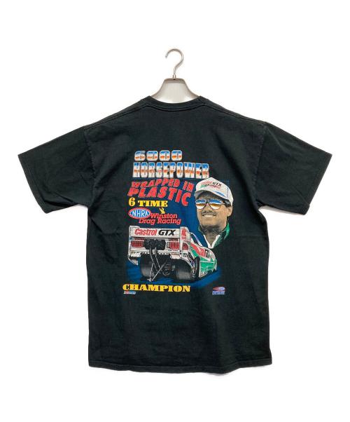 JERZEES（ジャージーズ）JERZEES (ジャージーズ) 90s WINSTON DRAG RACINGTシャツ ブラック サイズ:XL　の古着・服飾アイテム