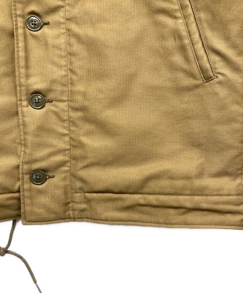 THE REAL McCOY'S（ザ・リアルマッコイズ）THE REAL McCOY'S (ザ・リアルマッコイズ) N-1 KHAKI USS PIRANHA デッキジャケット ブラウン サイズ:40の古着・服飾アイテム