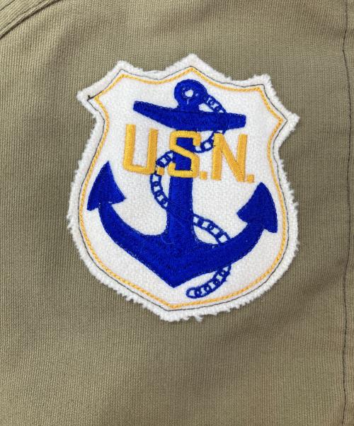 THE REAL McCOY'S（ザ・リアルマッコイズ）THE REAL McCOY'S (ザ・リアルマッコイズ) N-1 KHAKI USS PIRANHA デッキジャケット ブラウン サイズ:40の古着・服飾アイテム