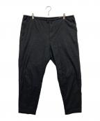 COMOLIコモリ）の古着「コットンネル テーパードパンツ」｜グレー