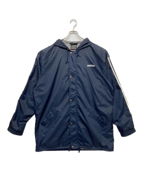 adidas（アディダス）adidas (アディダス) 90ｓナイロンジャケット ネイビー サイズ:Lの古着・服飾アイテム