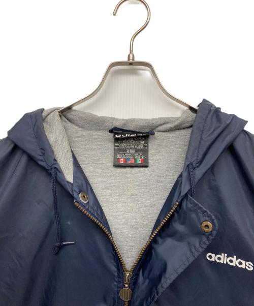 adidas（アディダス）adidas (アディダス) 90ｓナイロンジャケット ネイビー サイズ:Lの古着・服飾アイテム