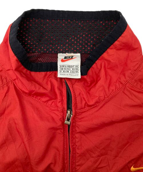 NIKE（ナイキ）NIKE (ナイキ) 90ｓナイロンジャケット レッド サイズ:Lの古着・服飾アイテム