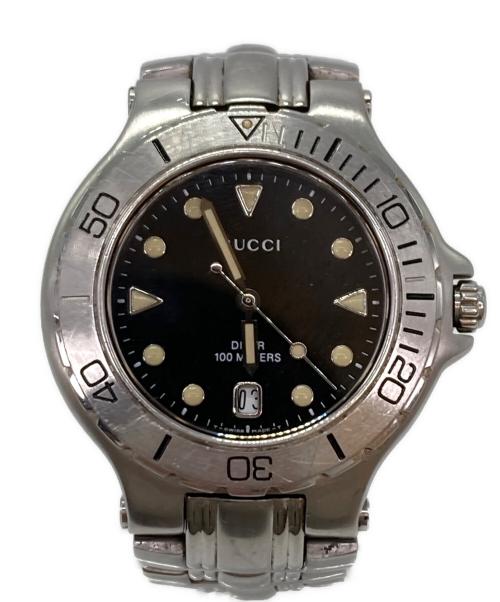 GUCCI（グッチ）GUCCI (グッチ) ダイバーズウォッチ シルバーの古着・服飾アイテム