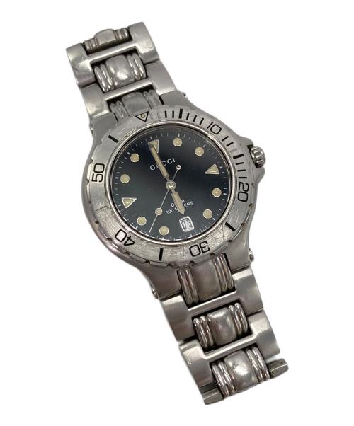 GUCCI（グッチ）GUCCI (グッチ) ダイバーズウォッチ シルバーの古着・服飾アイテム