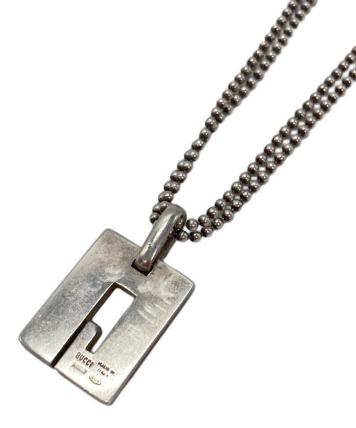 GUCCI（グッチ）GUCCI (グッチ) Gモチーフシルバーネックレス シルバーの古着・服飾アイテム