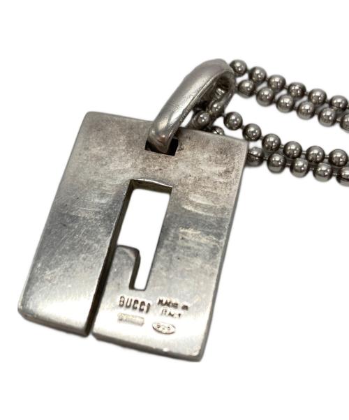 GUCCI（グッチ）GUCCI (グッチ) Gモチーフシルバーネックレス シルバーの古着・服飾アイテム