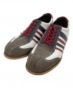 MARIO VALENTINOマリオ・ヴァレンティーノ）の古着「レザースニーカー」｜ネイビー