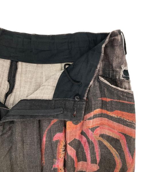 YOHJI YAMAMOTO（ヨウジヤマモト）YOHJI YAMAMOTO (ヨウジヤマモト) サルエル風パンツ ブラック サイズ:2の古着・服飾アイテム