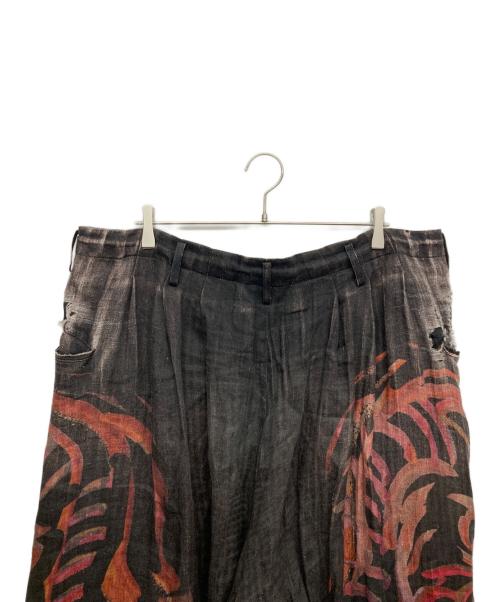YOHJI YAMAMOTO（ヨウジヤマモト）YOHJI YAMAMOTO (ヨウジヤマモト) サルエル風パンツ ブラック サイズ:2の古着・服飾アイテム