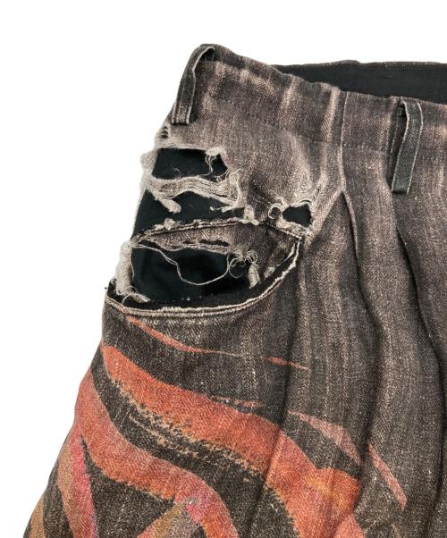 YOHJI YAMAMOTO（ヨウジヤマモト）YOHJI YAMAMOTO (ヨウジヤマモト) サルエル風パンツ ブラック サイズ:2の古着・服飾アイテム