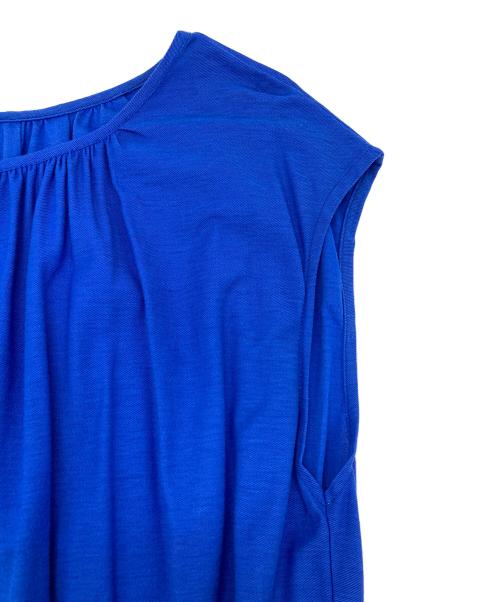 MACPHEE（マカフィー）MACPHEE (マカフィー) ノースリーブワンピース ブルー サイズ:36の古着・服飾アイテム