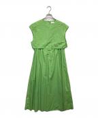 BALLSEYボールジィ）の古着「プロセスドコットン レイヤードライクワンピース」｜グリーン