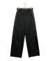 CITYSHOP（シティショップ）の古着「サイドラインワイドパンツ」｜ブラック