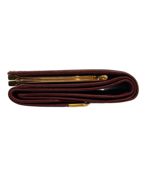Cartier（カルティエ）Cartier (カルティエ) マストドゥカルティエ 3つ折り財布 レッドの古着・服飾アイテム