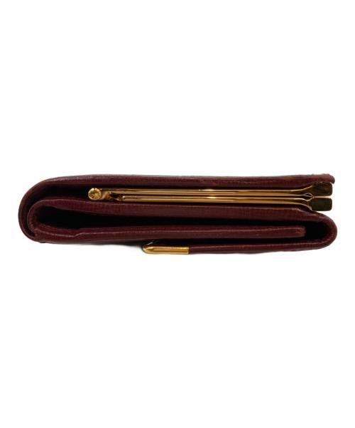 Cartier（カルティエ）Cartier (カルティエ) マストドゥカルティエ 3つ折り財布 レッドの古着・服飾アイテム