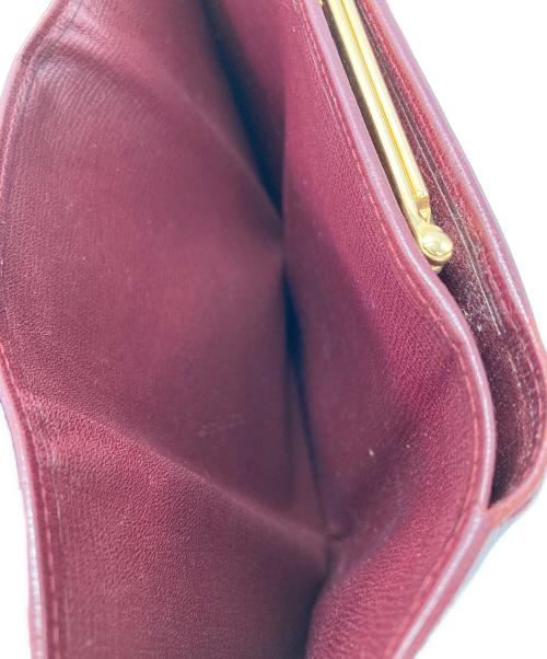 Cartier（カルティエ）Cartier (カルティエ) マストドゥカルティエ 3つ折り財布 レッドの古着・服飾アイテム