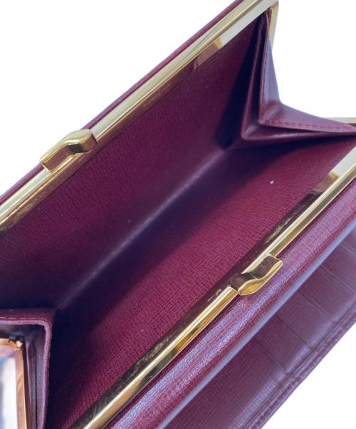 Cartier（カルティエ）Cartier (カルティエ) マストドゥカルティエ 3つ折り財布 レッドの古着・服飾アイテム