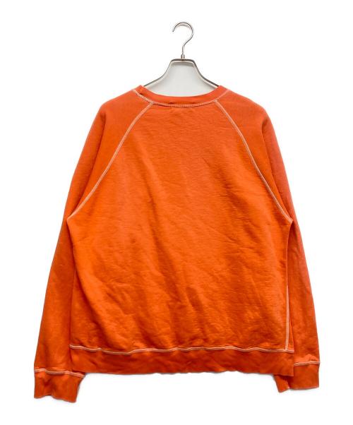 POLO RALPH LAUREN（ポロ・ラルフローレン）POLO RALPH LAUREN (ポロ・ラルフローレン) ラグランスウェット オレンジ サイズ:XLの古着・服飾アイテム