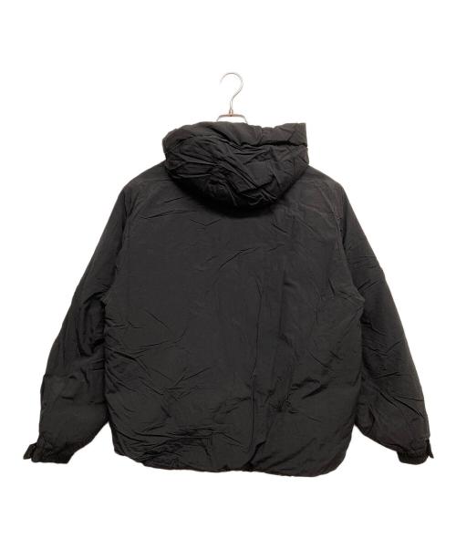 9090（9090）9090 (9090) Space Logo Hooded Down Jacket ブラック サイズ:Lの古着・服飾アイテム