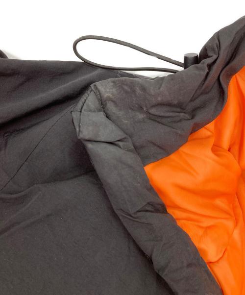 9090（9090）9090 (9090) Space Logo Hooded Down Jacket ブラック サイズ:Lの古着・服飾アイテム