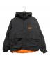 9090（9090）の古着「Space Logo Hooded Down Jacket」｜ブラック