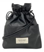 beautiful peopleビューティフルピープル）の古着「巾着ショルダーバッグ」｜ブラック