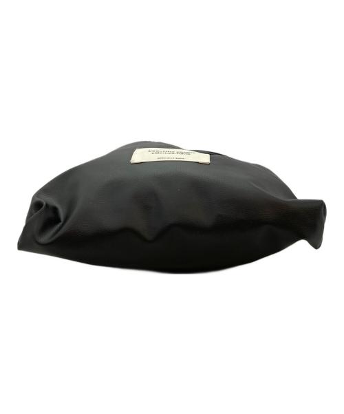 beautiful people（ビューティフルピープル）beautiful people (ビューティフルピープル) 巾着ショルダーバッグ ブラックの古着・服飾アイテム