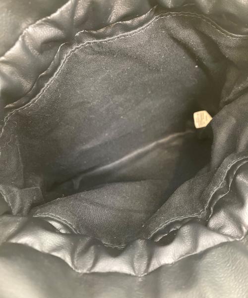 beautiful people（ビューティフルピープル）beautiful people (ビューティフルピープル) 巾着ショルダーバッグ ブラックの古着・服飾アイテム