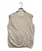 45rpm45アールピーエム）の古着「コットンノースリーブカットソー」｜ホワイト